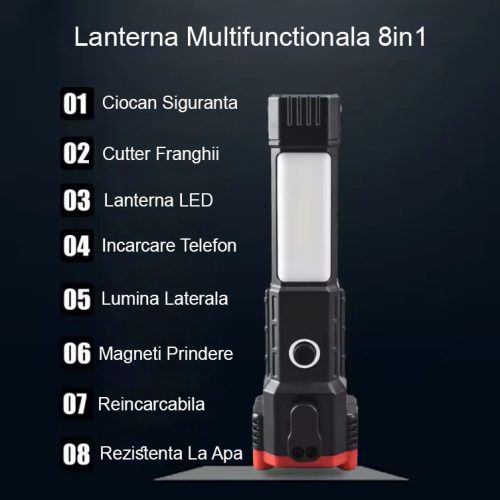 Lanterna 8 in 1 super 1